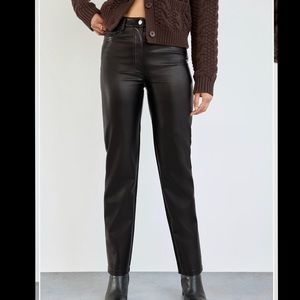 Aritzia leather pant Wilfred melina pant